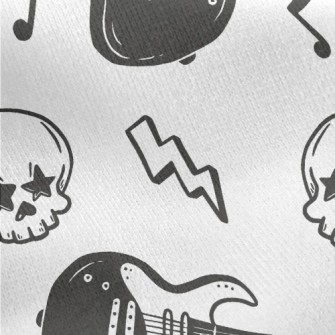 Skeleton Rhythm Electric Guita Jersey Backed Fleece