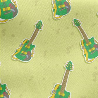 Special Color Electric Guitar Jersey Backed Fleece