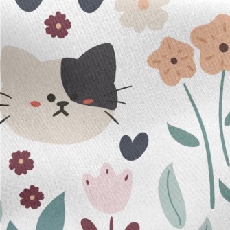 Big-headed Cat Visiting The Ga Jersey Backed Fleece