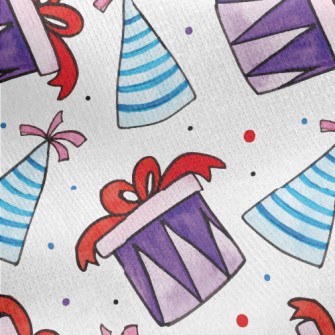 Cute Gift Party Hat Jersey Backed Fleece