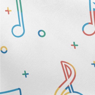 Colorful And Lively Notes Pongee