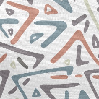 Colorful Multi-color Boomerang Pongee