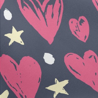 Graffiti Style Hearts Pongee