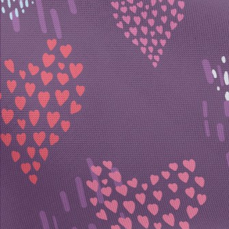 Small Hearts Gather Big Hearts Pongee
