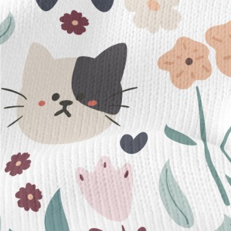 Big-headed Cat Visiting The Ga Stretch Jersey