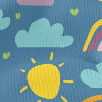 Big Sun Little Rainbow Stretch Jersey