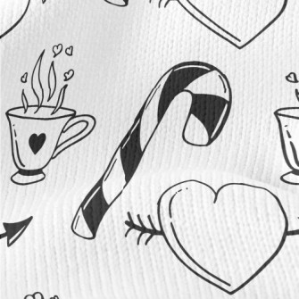 Sweet Lollipop Love Tea Stretch Jersey
