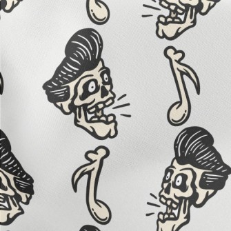 Dynamic Elvis Skull Lightweight Cotton Poplin