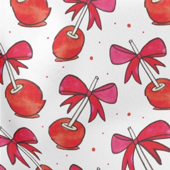 Bright And Cute Bow Lightweight Cotton Poplin