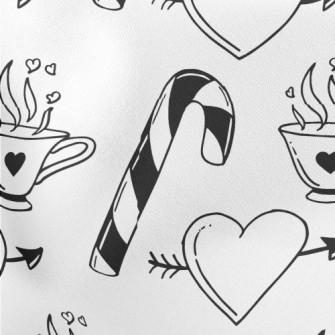 Sweet Lollipop Love Tea Lightweight Cotton Poplin
