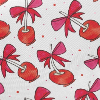 Bright And Cute Bow Midweight Cotton Poplin
