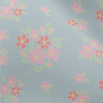 Elegant Hand-painted Bouquet Chiffon