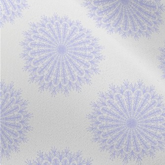 Purple Lace Snowflakes Chiffon