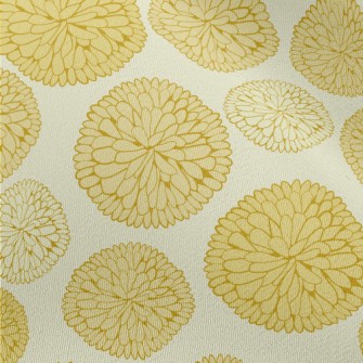 Hand Drawn Beautiful Chrysanth Chiffon