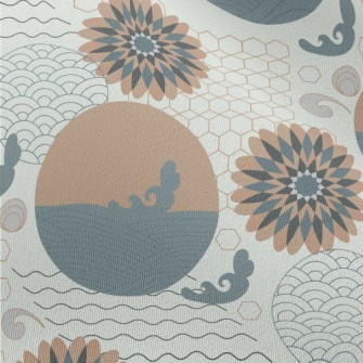 Japanese Retro Round Chiffon