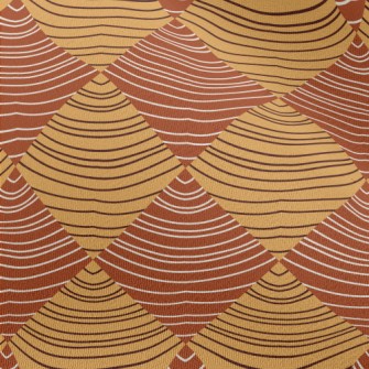 Hand Drawn Rhombus Chiffon
