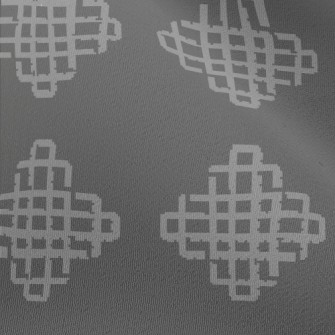 Grid Pattern Rhombus Chiffon