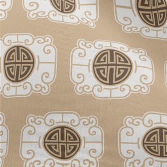 Retro Chinese Traditional Patt Chiffon