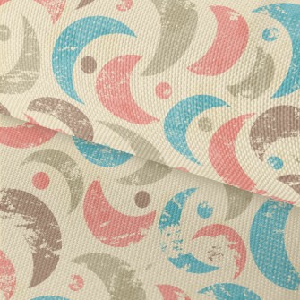 Retro Mottled Moon Waterproof Oxford