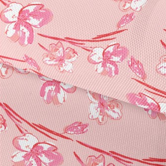 Hand Drawn Cherry Blossom Dood Waterproof Oxford