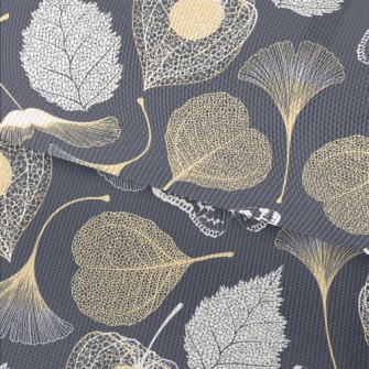 Ginkgo Leaf And Maple Leaf Waterproof Oxford
