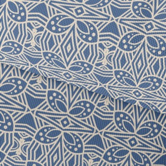 Retro Geometric Pattern Waterproof Oxford