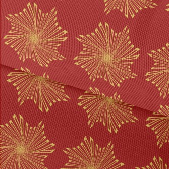 Gold Geometric Pattern Waterproof Oxford