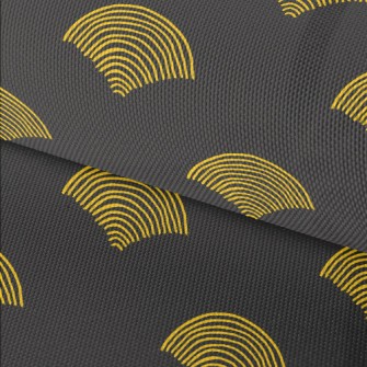 Hand Drawn Line Fan Waterproof Oxford