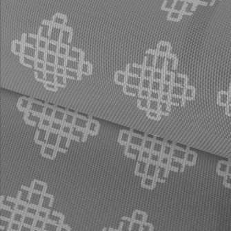 Grid Pattern Rhombus Waterproof Oxford