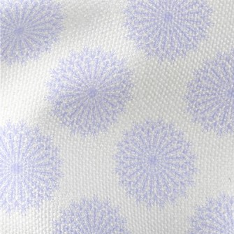 Purple Lace Snowflakes Waterproof Canvas