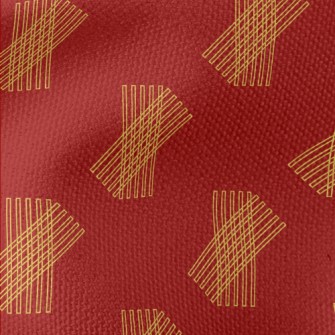 Rectangular Geometric Lines Waterproof Canvas