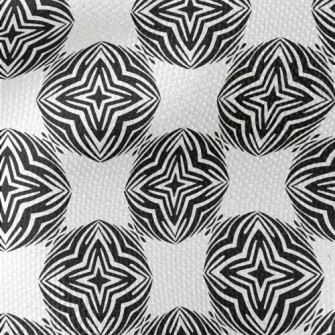 Black Star Decoration Waterproof Canvas
