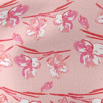 Hand Drawn Cherry Blossom Dood Waterproof Canvas