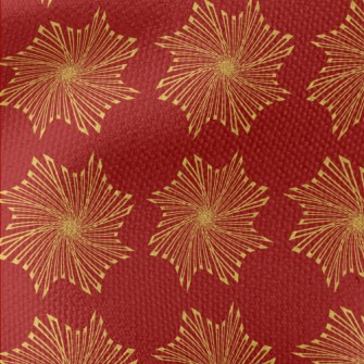 Gold Geometric Pattern Waterproof Canvas