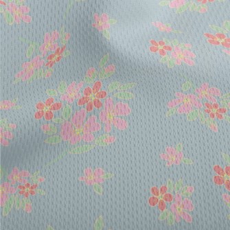 Elegant Hand-painted Bouquet Athletic Mesh Flat Back