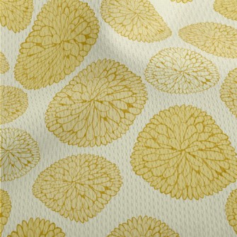 Hand Drawn Beautiful Chrysanth Athletic Mesh Flat Back