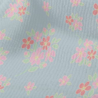 Elegant Hand-painted Bouquet Terry