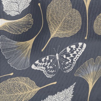 Ginkgo Leaf And Maple Leaf Terry
