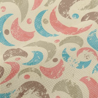 Retro Mottled Moon Performance Linen