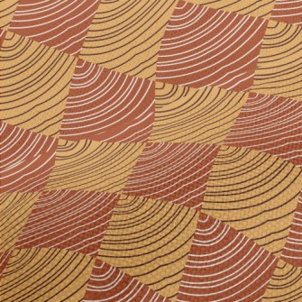 Hand Drawn Rhombus Performance Linen
