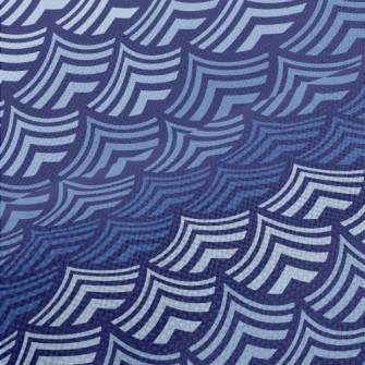 Cartoon Gradient Waves Performance Linen