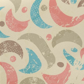 Retro Mottled Moon Twill