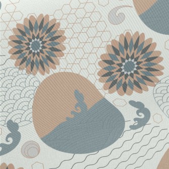 Japanese Retro Round Twill