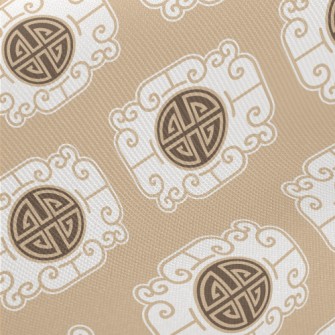 Retro Chinese Traditional Patt Twill