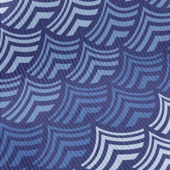 Cartoon Gradient Waves Standard Corduroy