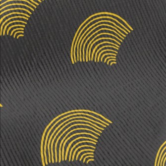 Hand Drawn Line Fan Standard Corduroy