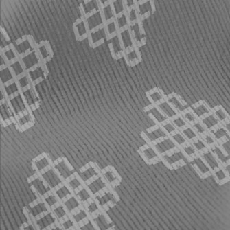 Grid Pattern Rhombus Standard Corduroy