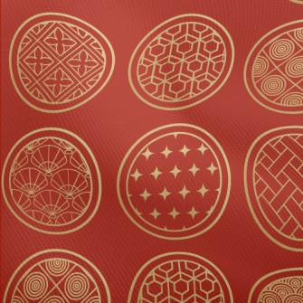 Traditional Pattern Round Dobby