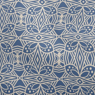 Retro Geometric Pattern Dobby