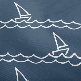 Sailboat And Waves Dobby